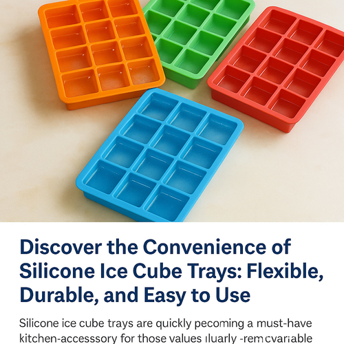 Últimas notícias da empresa sobre Descubra a conveniência das bandejas de silicone: flexíveis, duráveis e fáceis de usar