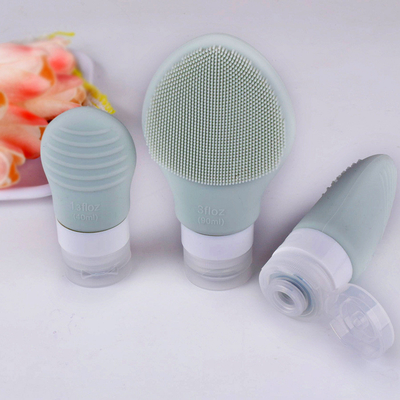 Container de armazenamento de estilo silicone maquiagem porta esponja para limpeza fácil