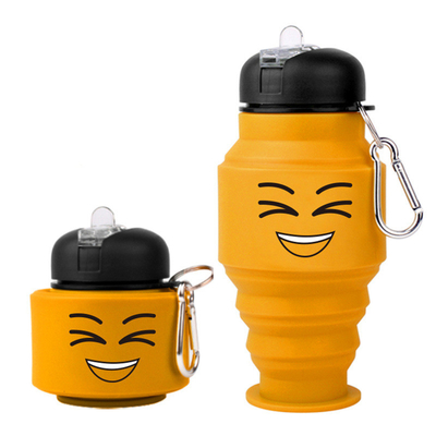 Viagem Desporto Portátil Fota de água dobrável de silicone reutilizável impermeável dobrável para ginásio