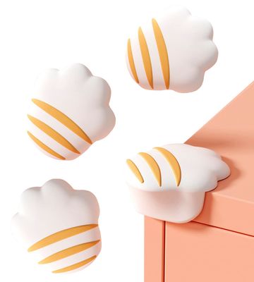 Bom preço. Protector de esquina de mesa de silicone para proteção de bebês Protectores de esquina de móveis Proteção de borda de segurança para pára-choques on-line