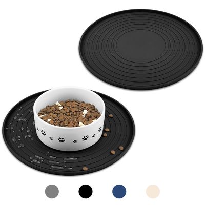 Bom preço. Tapete de silicone para animais de estimação para cães e gatos Placemat antiderrapante Tapete de tigela de cachorro à prova d'água para alimentos Essenciais para viagens on-line