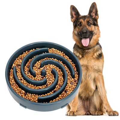Bom preço. Cachoeiras de cão de alimentação lenta para cães grandes Anti-choque Cachoeira de cachorro de alimentação lenta Puzzle Pet Slow Eating Interactive Bloat Stop on-line