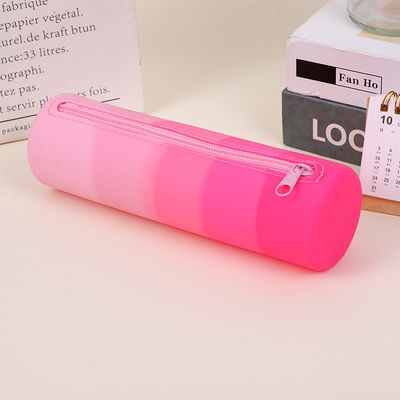 Bom preço. Bolsa de lápis de silicone elegante Bolsa portátil e à prova d'água para materiais de escritório on-line
