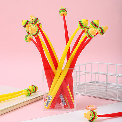 Bom preço. Acessórios de caneta Kawaii para meninas Em forma de frutas de animais Supplies de alívio de estresse Canetas de tinta de gel com recargas de substituição para crianças Alunos Escritório da escola on-line