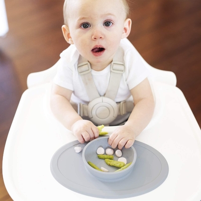 Bom preço. Engrossado desmamando o bebê do silicone rola não deslizamento Heatproof insípido on-line