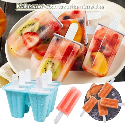 Bom preço. O gelo livre do silicone de BPA molda 6 partes reusáveis de produto comestível prático on-line