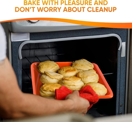 Bom preço. Silicone Nontoxic Heatproof que coze Tray Cookie Pan Multipurpose on-line