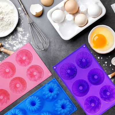 Bom preço. Lavável portátil do peso leve impermeável do molde da filhós do silicone on-line