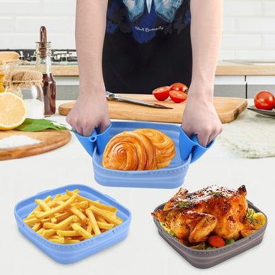 Bom preço. Silicone Microwaveable que coze Tray Cake Mold Odorless Practical on-line