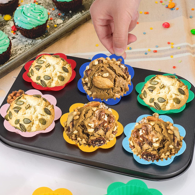 Bom preço. Silicone quadrado inofensivo que coze bens de Tray Cake Pan Anti Slip on-line