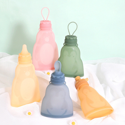 Bom preço. o congelador reusável do leite materno do silicone 9oz ensaca bens Spillproof on-line