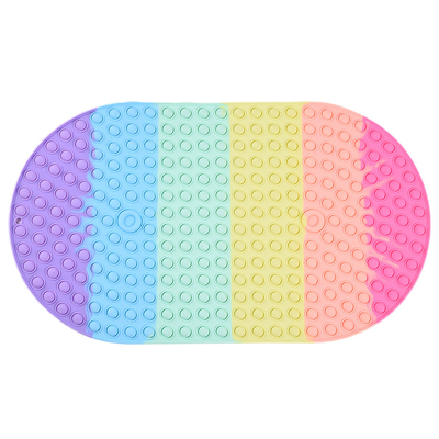 Bom preço. Tapete de banho de silicone antiderrapante com ventosas on-line