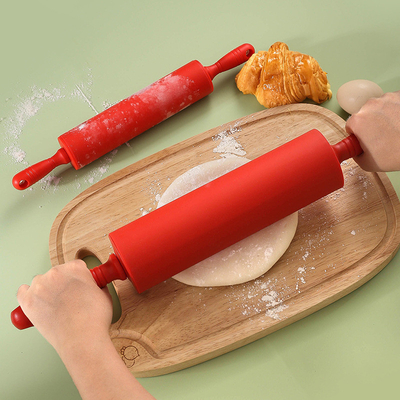 Bom preço. Manuseio Pin de rolamento de silicone não pegajoso para bolo de cozinha em casa on-line