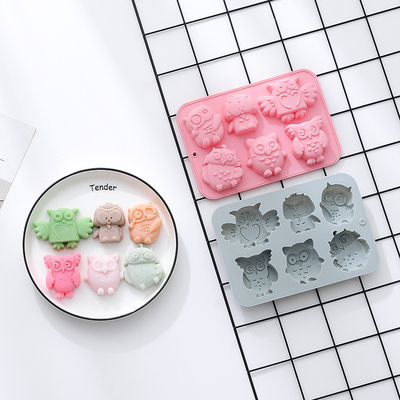 Bom preço. Animais 3D Molde de silicone de molde de cozimento temático DIY ferramenta de cozimento para bolo de chocolate sobremesa doce mousse pastelaria on-line