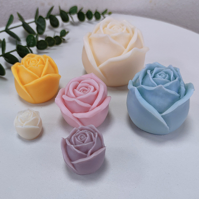 Bom preço. Moldes de velas de flores de rosa, moldes de silicone 3D de flores de rosa para fabricação de sabonetes de resina epóxi on-line