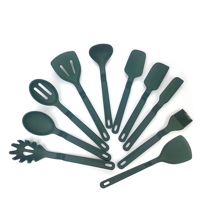 10 Pcs Silicone Kitchen Cookware Utensils Set Kitchen Cooking Tools Inclui Espatula, Colher Turner Whisk Tong, Lava-louças