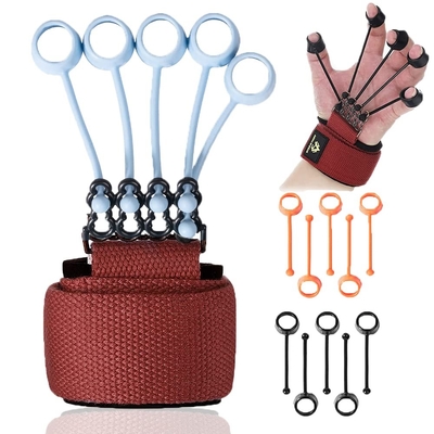 Bom preço. Exercitador de dedos ajustável BPA GRATUITO Banheira de silicone de mão Aplicação de força Treinador de resistência de dedos Fortalecedor de mão on-line