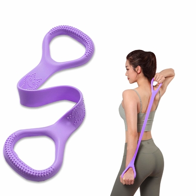 Bom preço. Figura 8 Banda de resistência de fitness Braço para trás Exercício de ombro Elastic Rope Stretch Banda de fitness para fisioterapia Yoga on-line