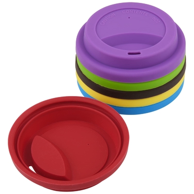 Bom preço. Capa de bebida de silicone Capa de copo à prova de derramamento Capa de caneca de café reutilizável Capa de copo de café Capa de copo de silicone Capa de copo quente Capa de viagem on-line