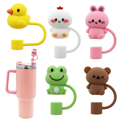 Tapete de cobertura de palha para Stanley Cup Silicone Straw Topper Compatível com 30&40 Oz Tumbler 10mm 0.4in Silicone Straw Covers