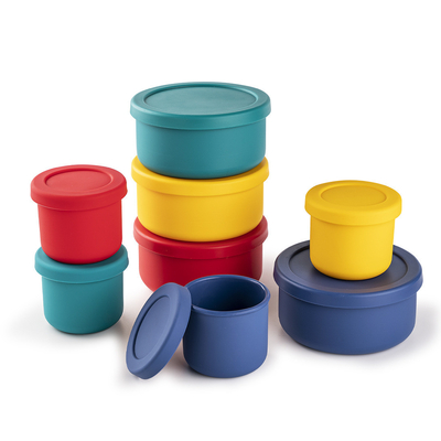 Bom preço. Caixa Bento de silicone para crianças Pequeninos Caixa de almoço de silicone de qualidade alimentar à prova de vazamento on-line