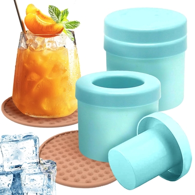 Bom preço. cilindro silicone gelo cubo molde descomprimir gelo rede prensas tipo mini-campo de fabricação de gelo on-line