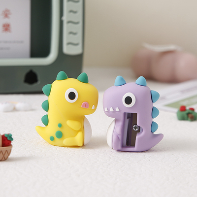 Bom preço. Mini Kids Pensil Sharpener Papeleria lindo manual Pensil Sharpener Papeleria de silicone on-line