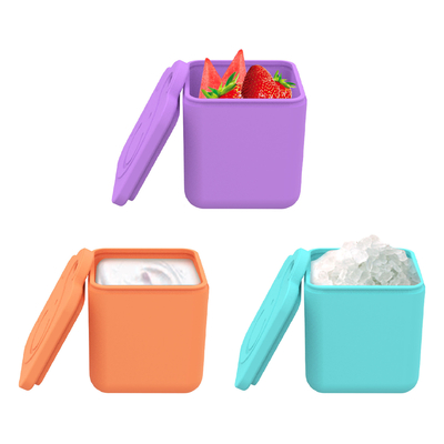 Bom preço. Embalagens para crianças Impressões, caixa de almoço à prova de vazamento divisor vedação e tampas porta-refeições de silicone molho de salada livre de BPA on-line
