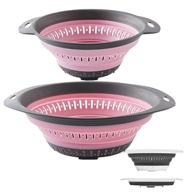 Colander e filtro dobrável Filtro de silicone Colander e filtro de alimentos para cozinha de vegetais e frutas essencial