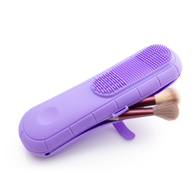Bom preço. Bolsa cosmética do silicone insípido durável, silicone insípido do suporte de escova da composição on-line