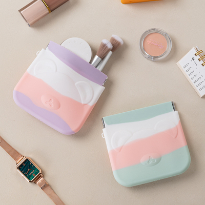 Bom preço. Mini Saco Cosmético de Silicona Lava-se Sem Cheiro Multifunção on-line