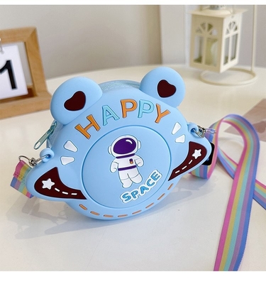 Bolsa de Astronauta Bolsa de Corpo de Silício Bolsa de Lápis Bolsa de Maquiagem Bolsa de Armazenamento Bolsa de Maquiagem Acessórios Bolsa Bolsa Para Crianças