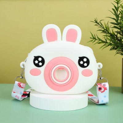 Bom preço. Câmera de coelho Silicona Mini Moeda Bolsa Bolsa Cartoons Bolsa para Crianças Bolsas para Crianças Bolsa para Crianças on-line