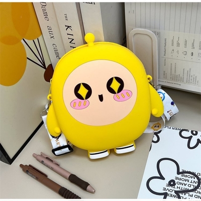 Bom preço. Cartoon Caixa de lápis de silicone Moeda Bolsa Carteira Crossbody Bolsa de ombro Kid Bolsa de mão Moeda Bolsa para o presente de aniversário menina on-line
