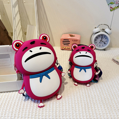Rapaz customiza caixa de lápis de silicone crossbody bolso de ombro de crianças bolso de mão bolso de bolso de escola SUPPlies presentes de aniversário