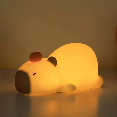 Bom preço. Capybara Night Light For Kids Animal Lâmpada de noite de silicone USB Controle táctil recarregável com temporizador apagável Lâmpada de cama on-line
