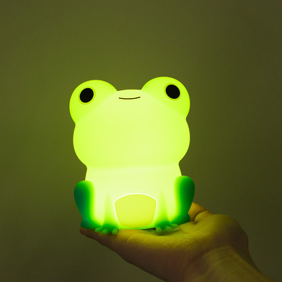 Lâmpada de noite para crianças de silicone de cor variável para dormir Lâmpada de noite para berçário Dimmable Timer recarregável