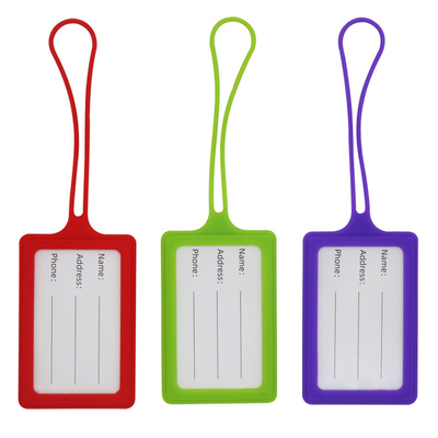 Bom preço. Etiquetas de bagagem luminosas personalizadas Etiquetas de nome leves para malas e bolsas de crianças on-line