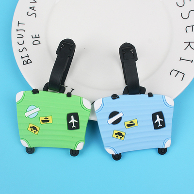 Bom preço. Grande Nome de silicone bagagem ID Tags Cartoon Carrinho Carrinho Urso Para Viagem on-line