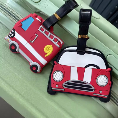 Bom preço. Coloridas etiquetas de bagagem de silicone desenho animado bonito para viagens e malas on-line