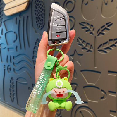 Bom preço. Chave de chave de silicone personalizada suave Charms Chave de aço inoxidável para bolsas de moda Bolsa de mão on-line