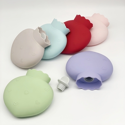 Bom preço. 500 ml de garrafa de água quente de silicone suave e confortável com tampa de parafuso Saco à prova de vazamento para alívio da dor cintura costas pescoço, ombros on-line