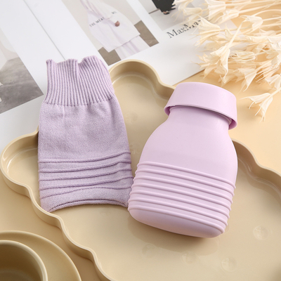 Bom preço. Saco de garrafa de água quente de silicone suave com tampa compressão quente fria para bebês crianças alívio da dor on-line