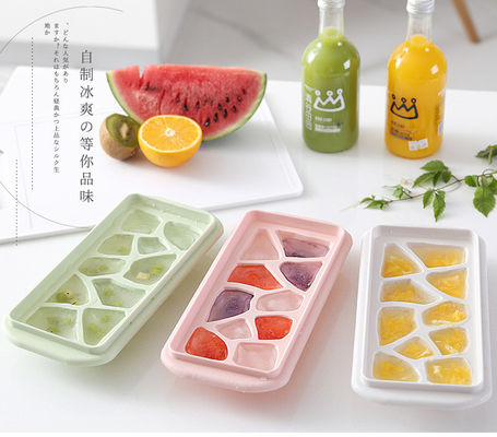 Caixinhas de cubos de gelo 4 pacotes, 56 peças de silicone Caixinha de fabricação de cubos de gelo com tampa removível resistente a derrames, fácil de soltar e sair, livre de LFGB e BPA, flexível empilhável, para alimentos para bebês, coquetéis, café