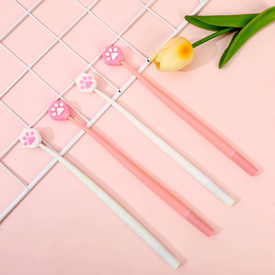 Bom preço. 6 Pcs Cute Cartoon Gel Ink Pens, Shake Gel Pens For Kids And Girl,Kawaii Writing Pens Set For School Party Office Home,Student Gifts ((0.5mm,Cat Paw Design,Blacak), Amarelo&Pink on-line