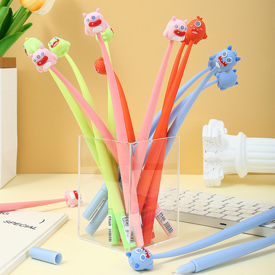 Bom preço. 5 Pcs Cute Cartoon Gel Ink Pens, Shake Gel Pens Para Crianças E Meninas, Kawaii Writing Pens Set Para Escola Festa Escritório Casa, Presentes Estudantes ((0.5mm,Star Style,Blacak) on-line