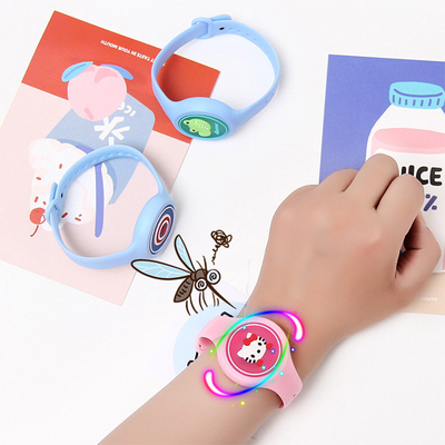 Bom preço. Pulseira de mosquito de silicone ajustável ️ Repelente de insetos não tóxico, hipoalergênico e reutilizável para viagens, caminhadas e atividades ao ar livre on-line
