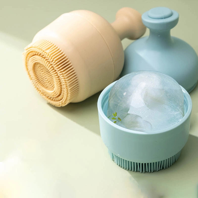 Roller de Face de Gelo, Molde de Gelo para Rosto e Olhos,Bolsões de Olho Desinflamatórios,Redução da Dor de Migraina,Massagem Reutilizável, Ferramentas de Cuidados da Pele de Molde de Gelo de Silicone