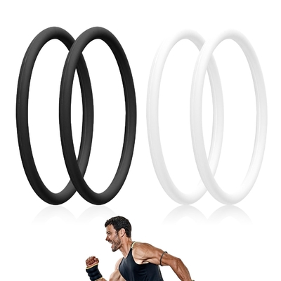 2pcs Silicone Patellar Tendon Knee Strap Banda de joelho Para alívio de dor de joelho Banda de patela Para basquete Correr Esportes Respirável Patellar Tendon Support Strap