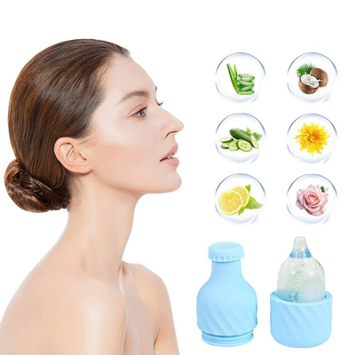 Rolo de Gelo de Silicone para o Rosto – Ferramenta de Terapia Fria Reutilizável para Alívio de Inchaço, Acne e Vermelhidão | Massageador Facial Livre de BPA, Suporte OEM